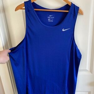 Nike Dri Fit XL Workout Tank Royal Blue